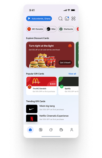 Gappy Mobile App Interface